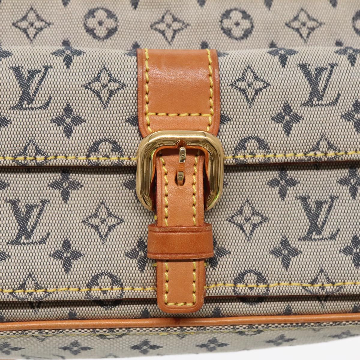 Louis Vuitton Juliette Blue Canvas Shoulder Bag