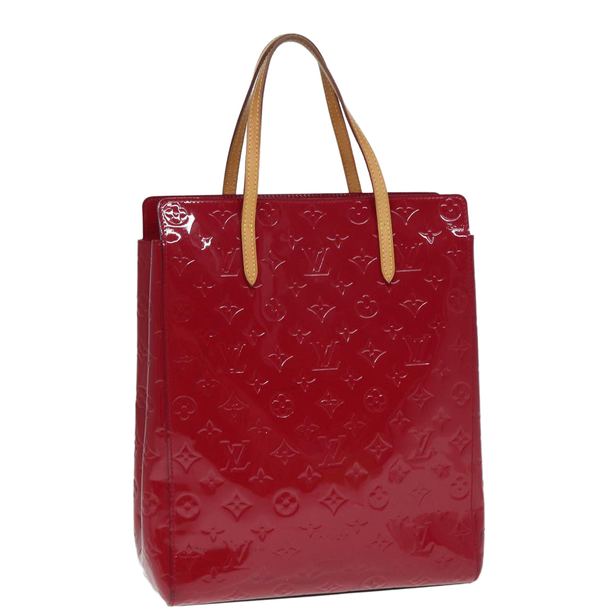 Louis Vuitton Catalina Red Patent Leather Shoulder Bag