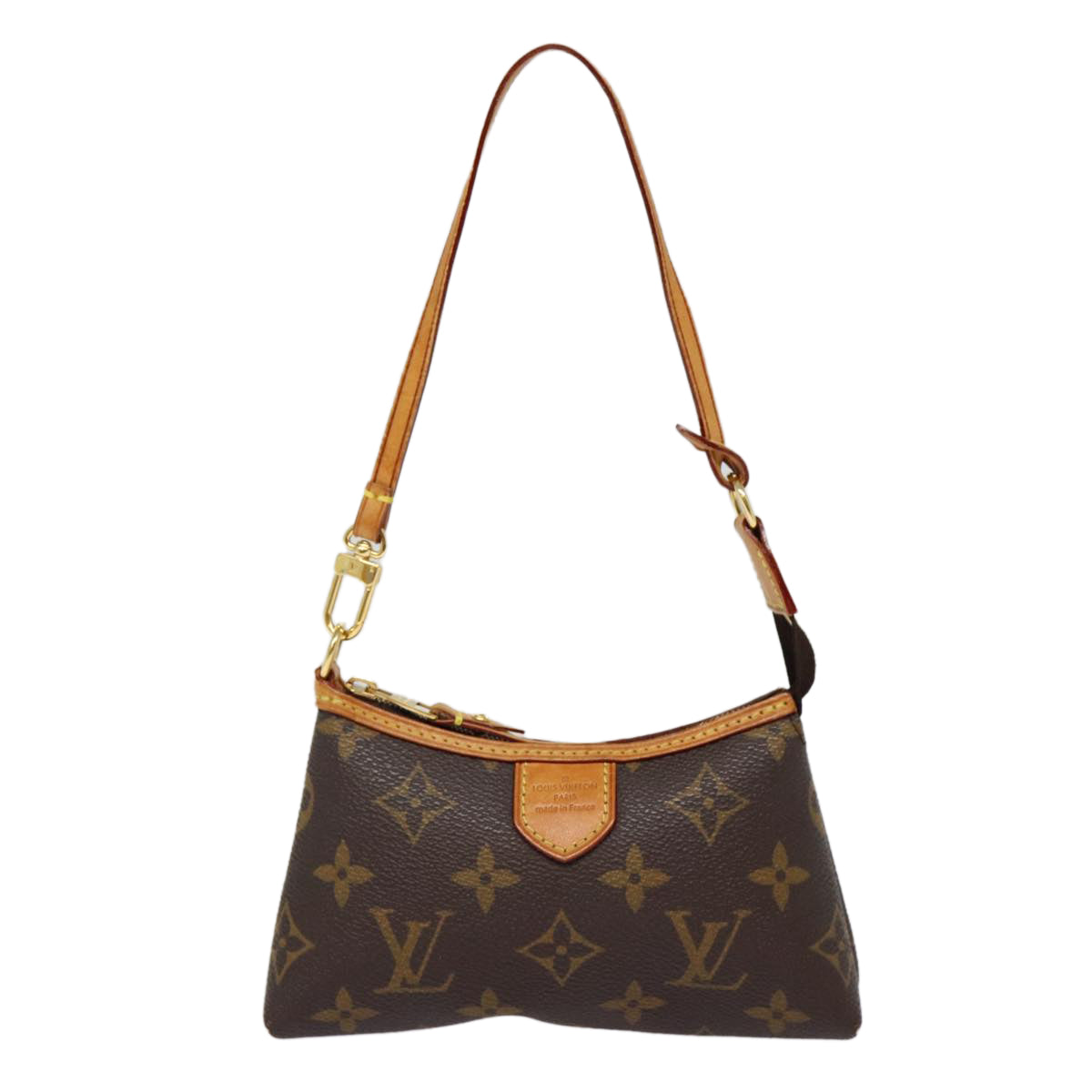 Louis Vuitton Delightful Brown Canvas Clutch Bag