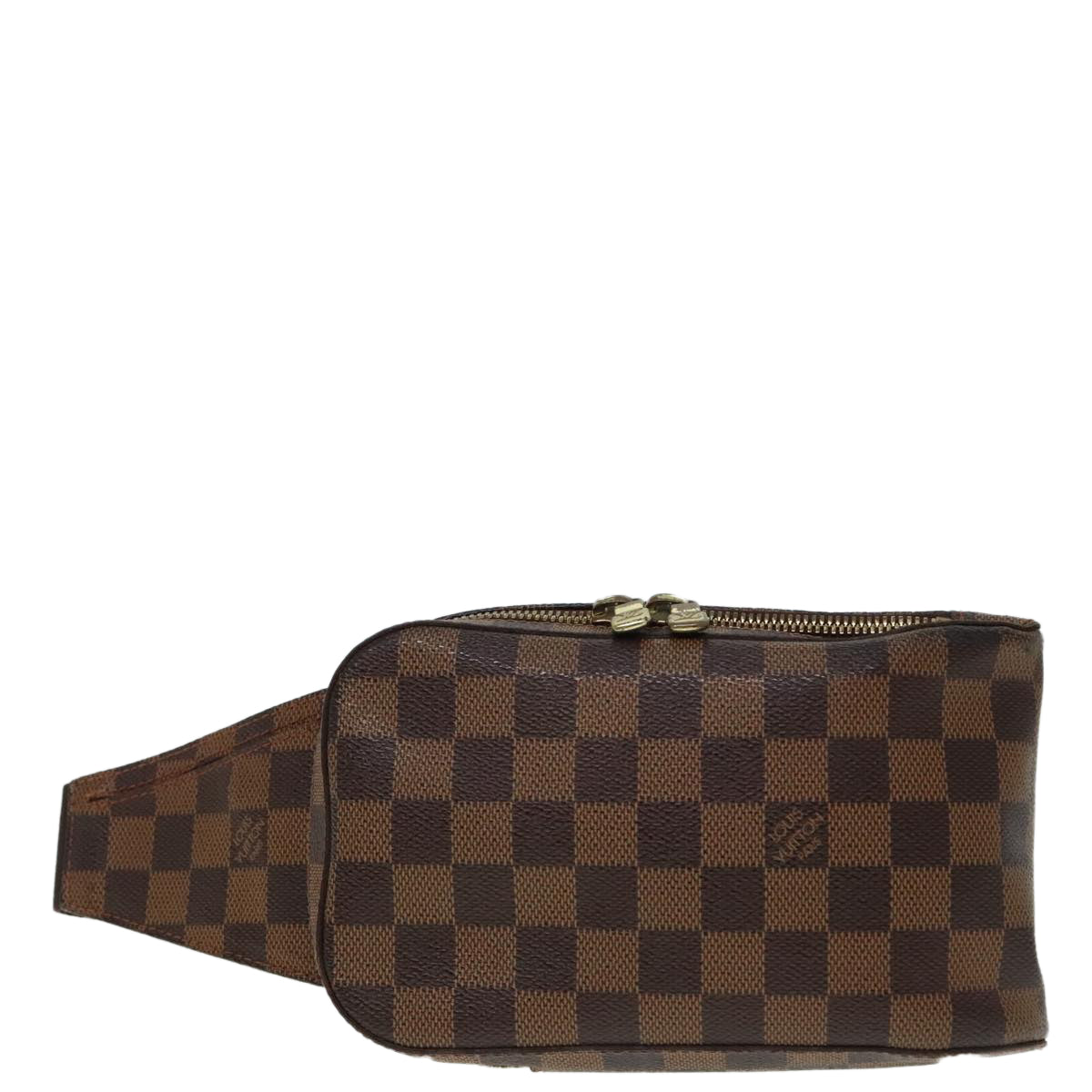 Louis Vuitton Geronimos Brown Canvas Shoulder Bag