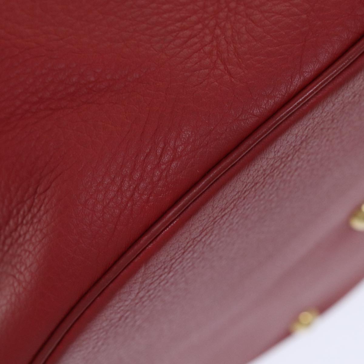 Hermès Red Leather Hand Bag