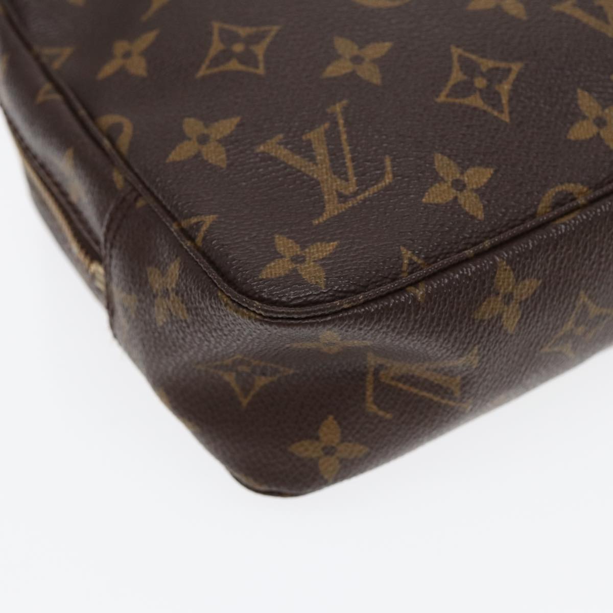 Louis Vuitton Trousse de Toilette Brown Canvas Clutch Bag