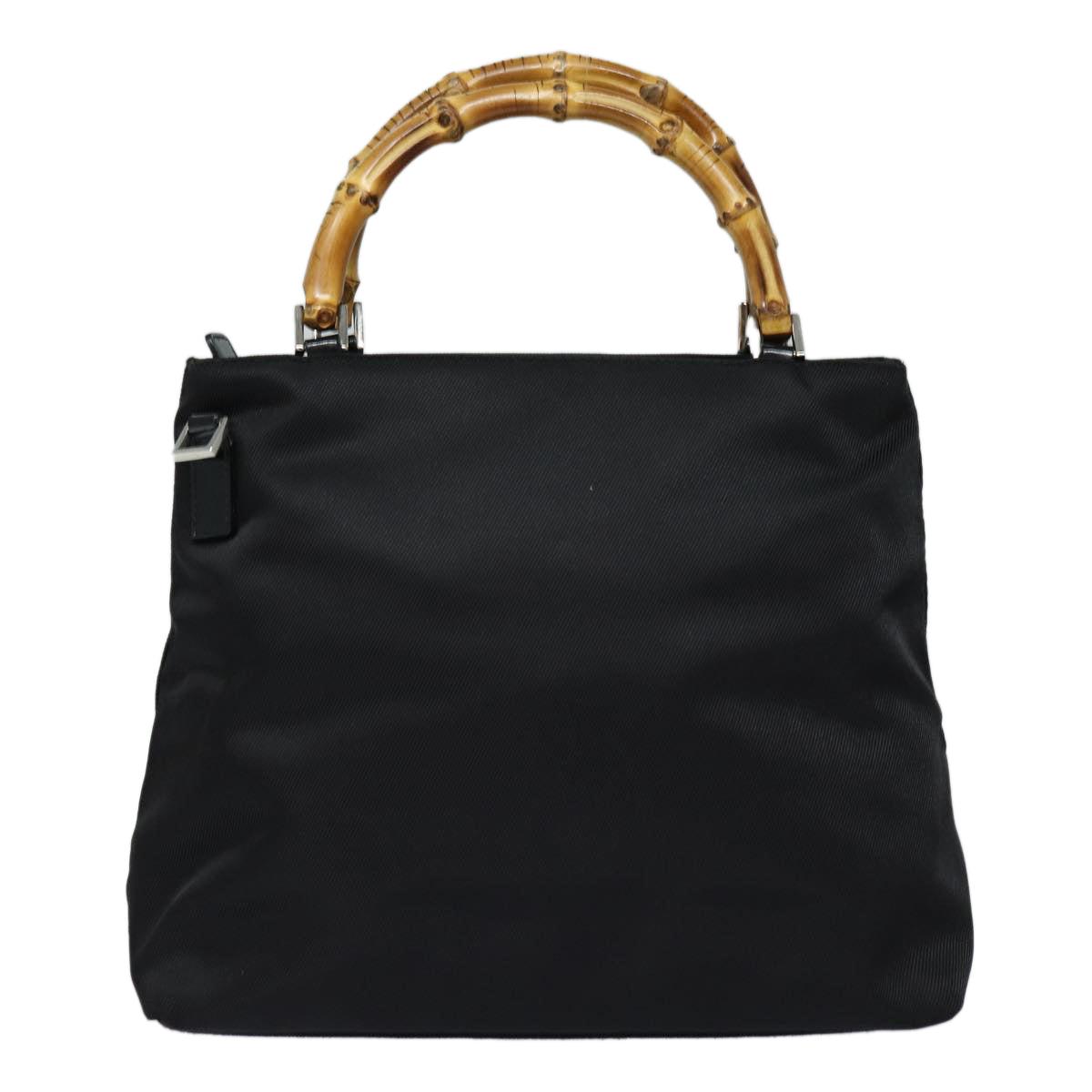 Gucci Bamboo Black Synthetic Hand Bag