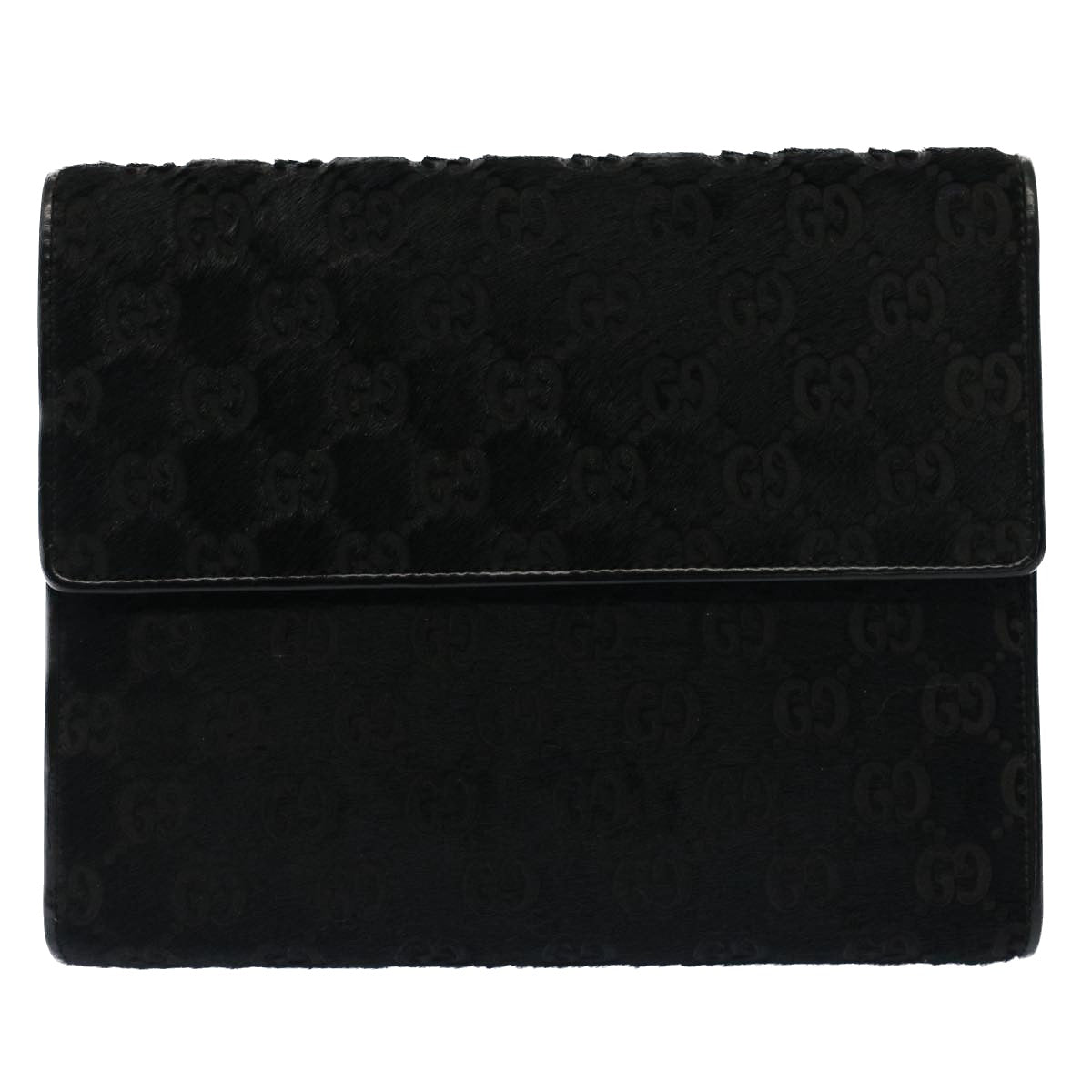 Gucci Demi lune Black Canvas Wallet Accessories