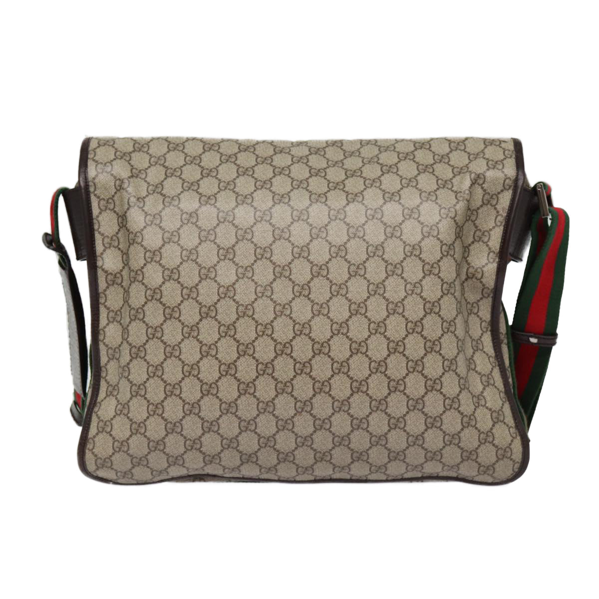 Gucci Messenger Beige Canvas Shoulder Bag