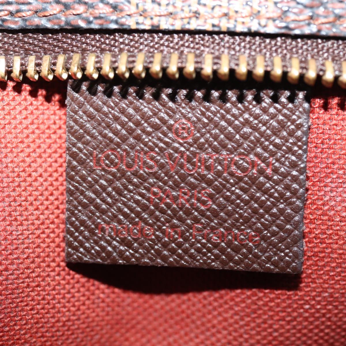 Louis Vuitton Trousse pochette Brown Canvas Clutch Bag