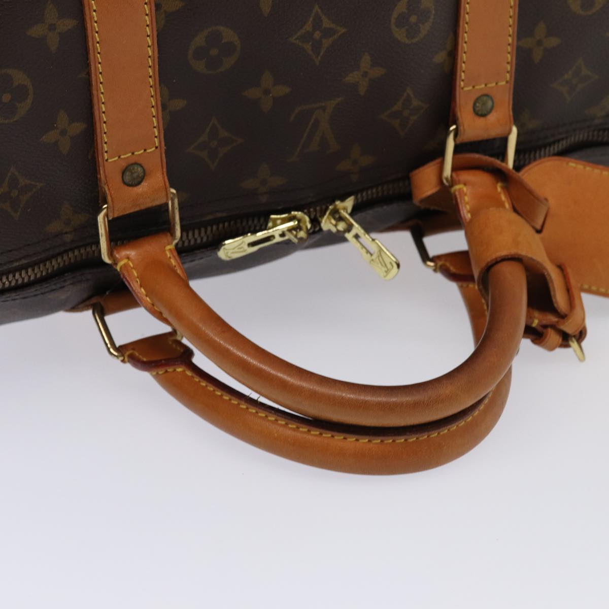 Louis Vuitton Keepall 60 Brown Canvas Travel Bag