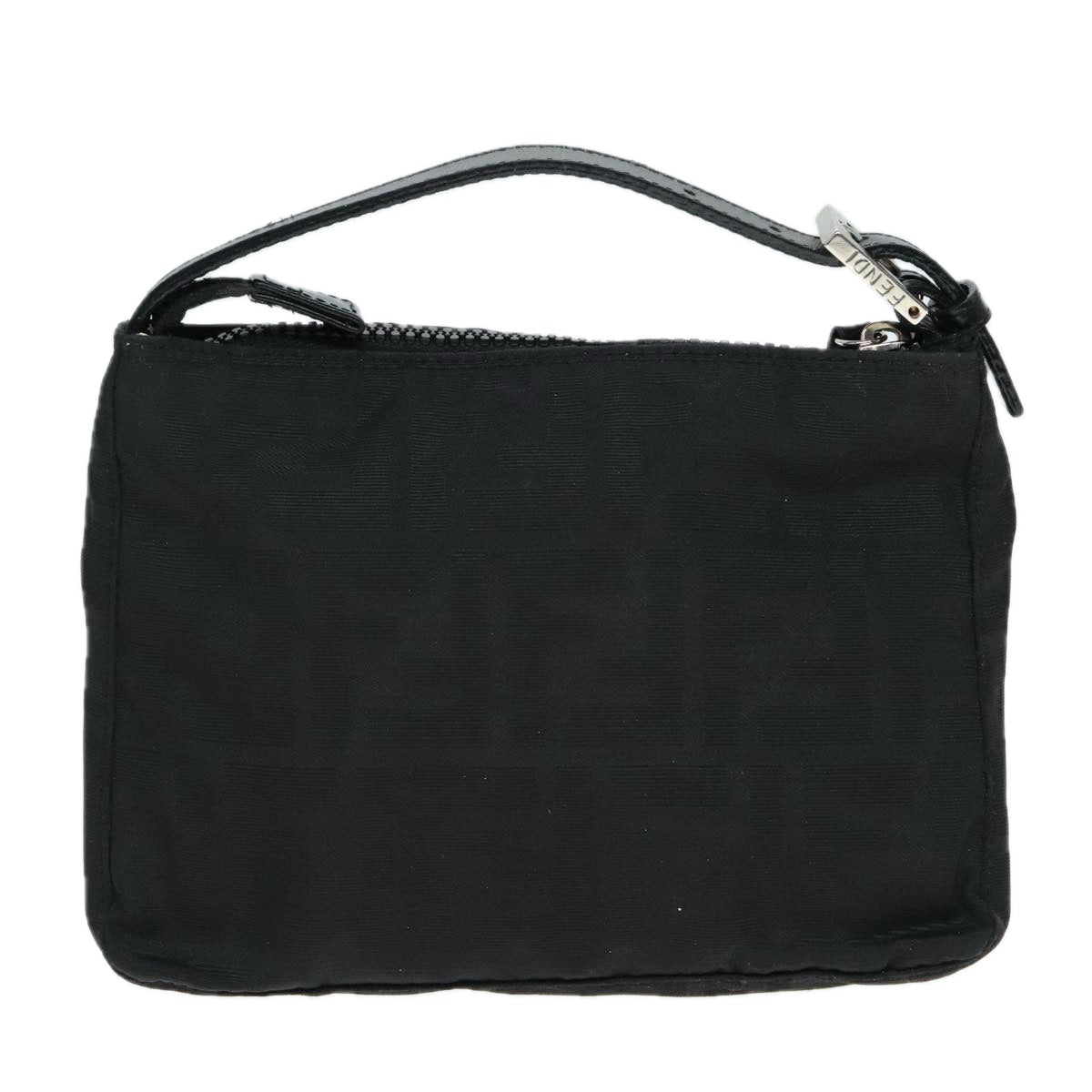 Fendi Black Canvas Hand Bag