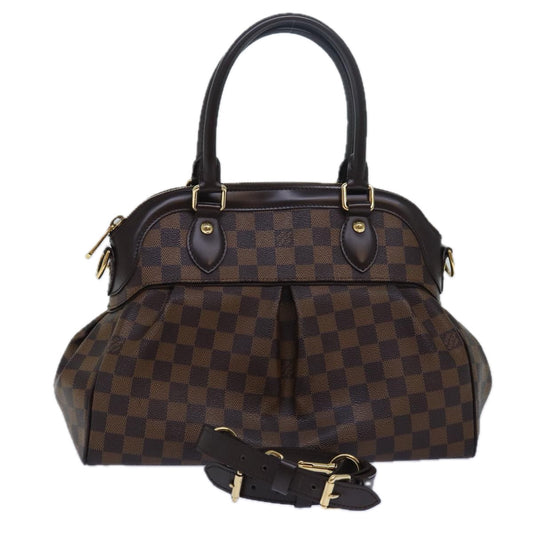 Louis Vuitton Trevi Brown Canvas Hand Bag