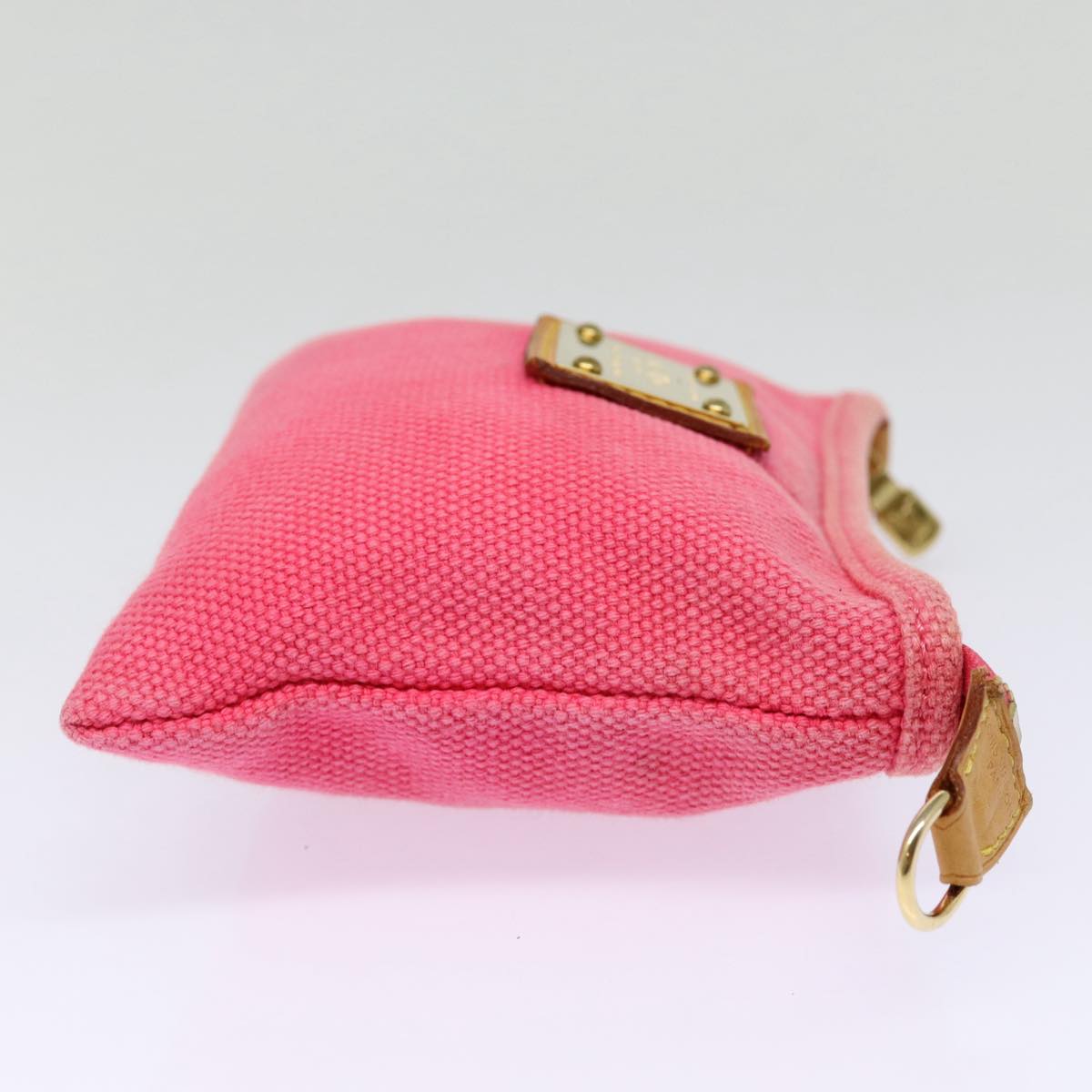 Louis Vuitton Antigua Pink Canvas Clutch Bag