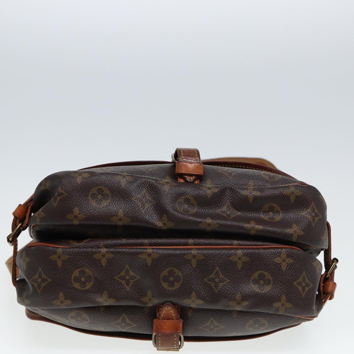 Louis Vuitton Saumur Brown Canvas Shoulder Bag