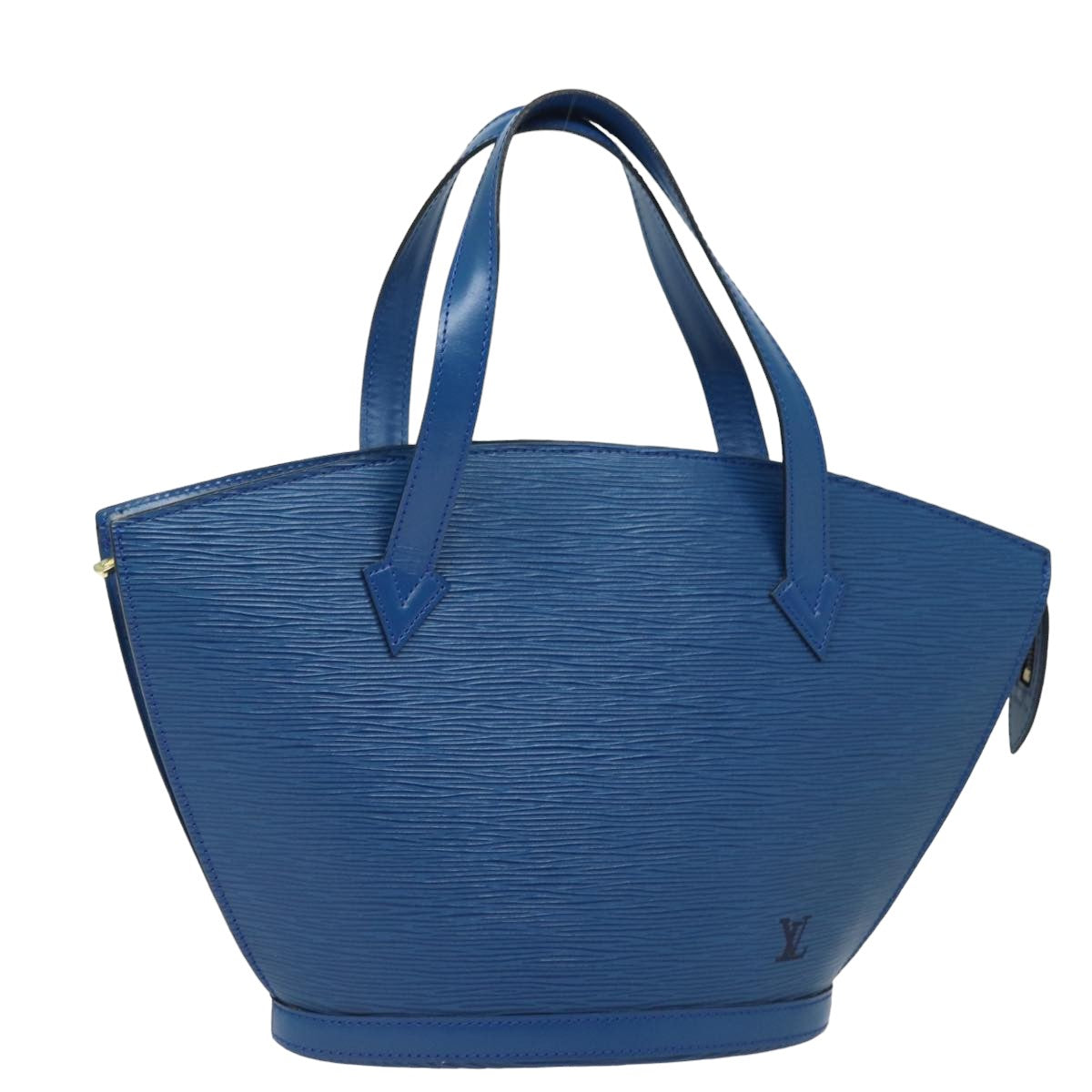 Louis Vuitton Saint Jacques Blue Leather Shoulder Bag