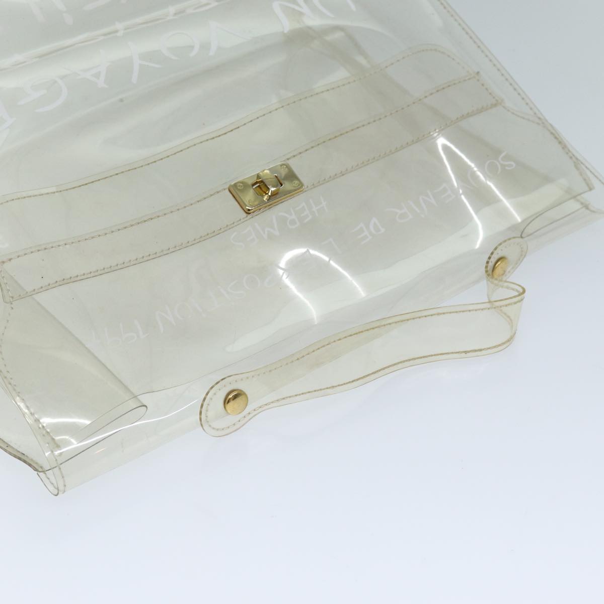 Hermès Kelly Transparent Vinyl Hand Bag