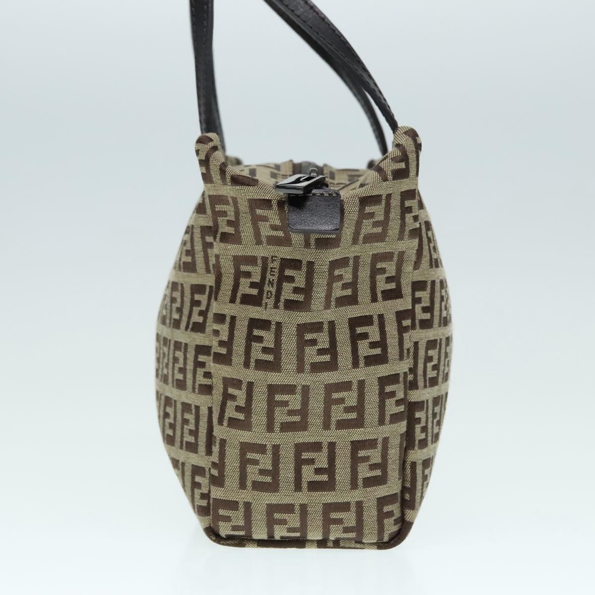 Fendi Zucca Beige Canvas Hand Bag