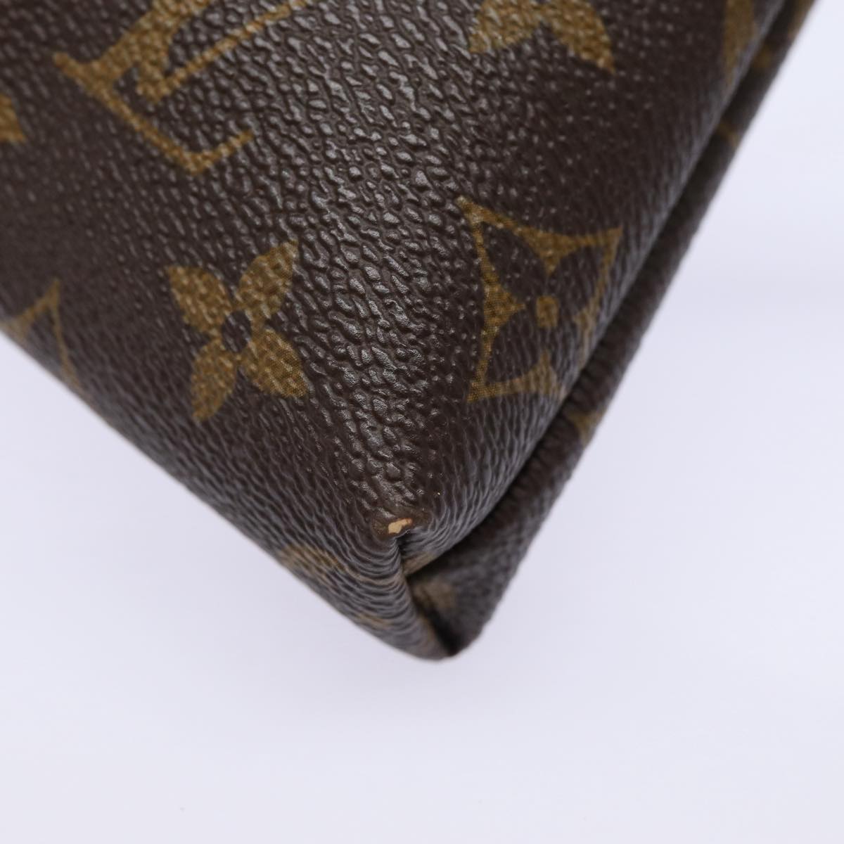 Louis Vuitton Delightful Brown Canvas Clutch Bag