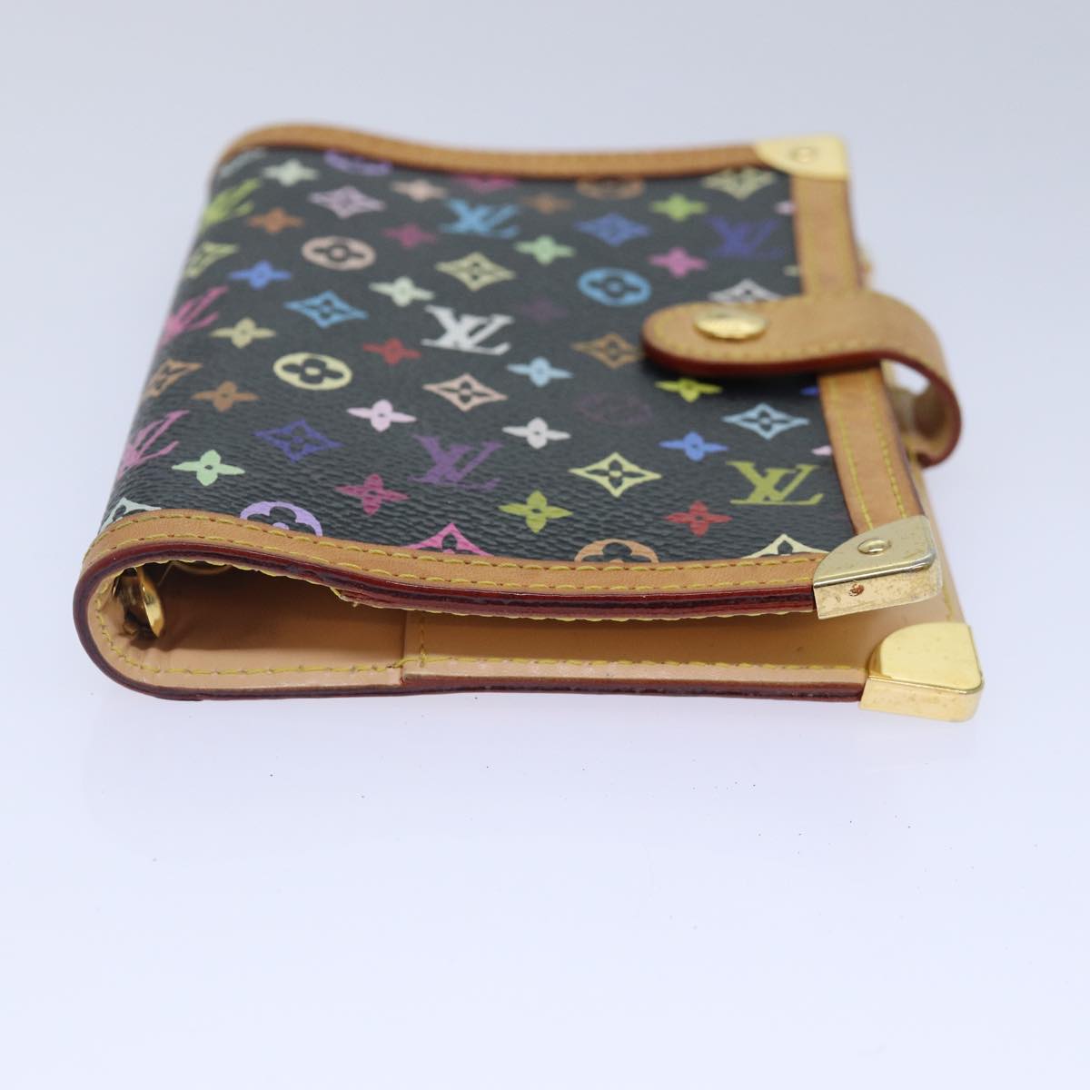 Louis Vuitton Agenda PM Black Canvas Wallet Accessories