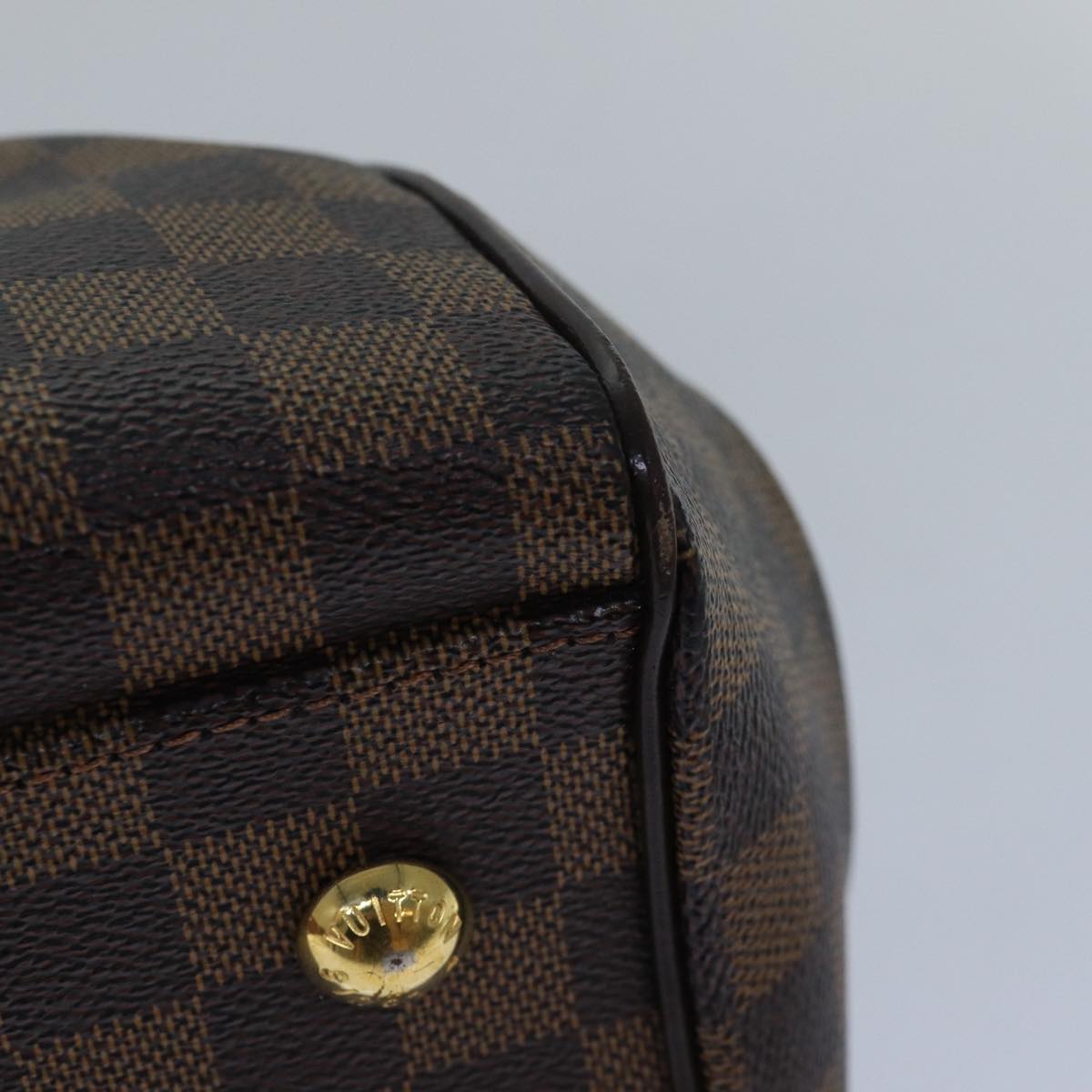 Louis Vuitton Trevi Brown Canvas Hand Bag