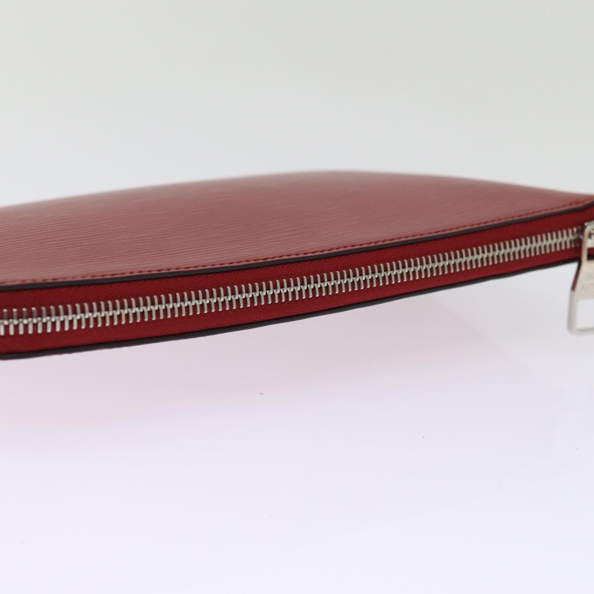 Louis Vuitton Jules Red Leather Clutch Bag