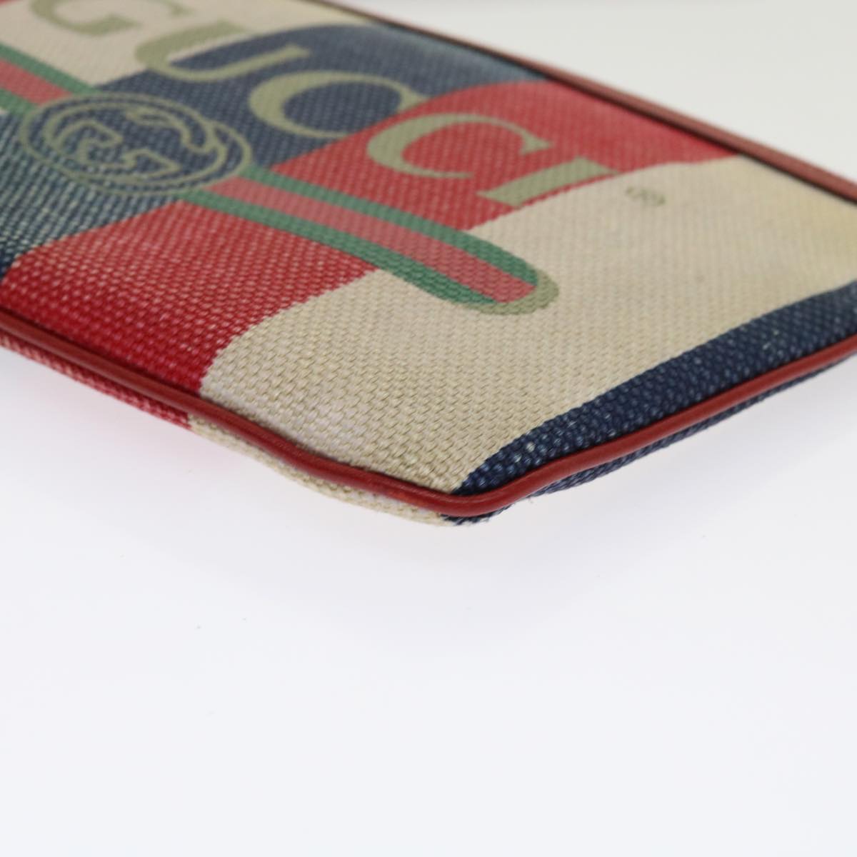 Gucci Multicolour Canvas Clutch Bag