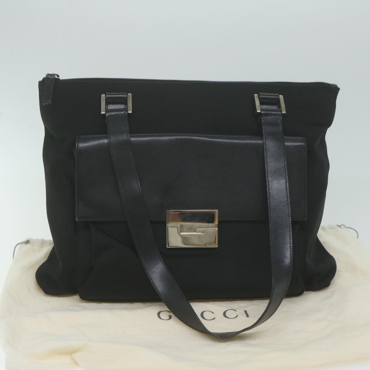 Gucci -- Black Synthetic Shoulder Bag