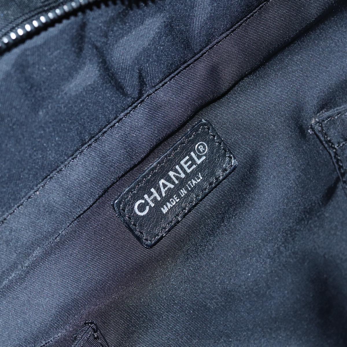 Chanel Travel line Black Synthetic Travel Bag