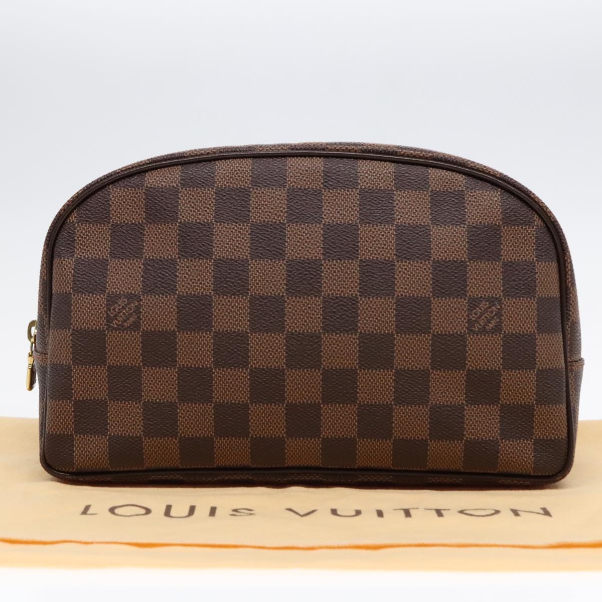 Louis Vuitton Trousse de Toilette Burgundy Canvas Clutch Bag