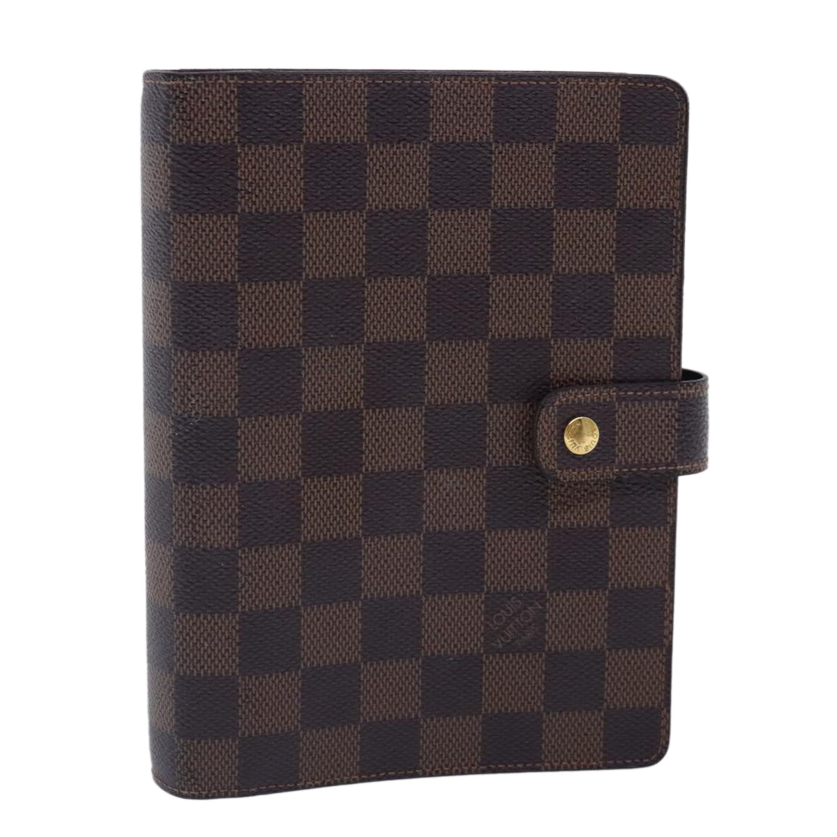 Louis Vuitton Agenda MM Brown Canvas Wallet Accessories