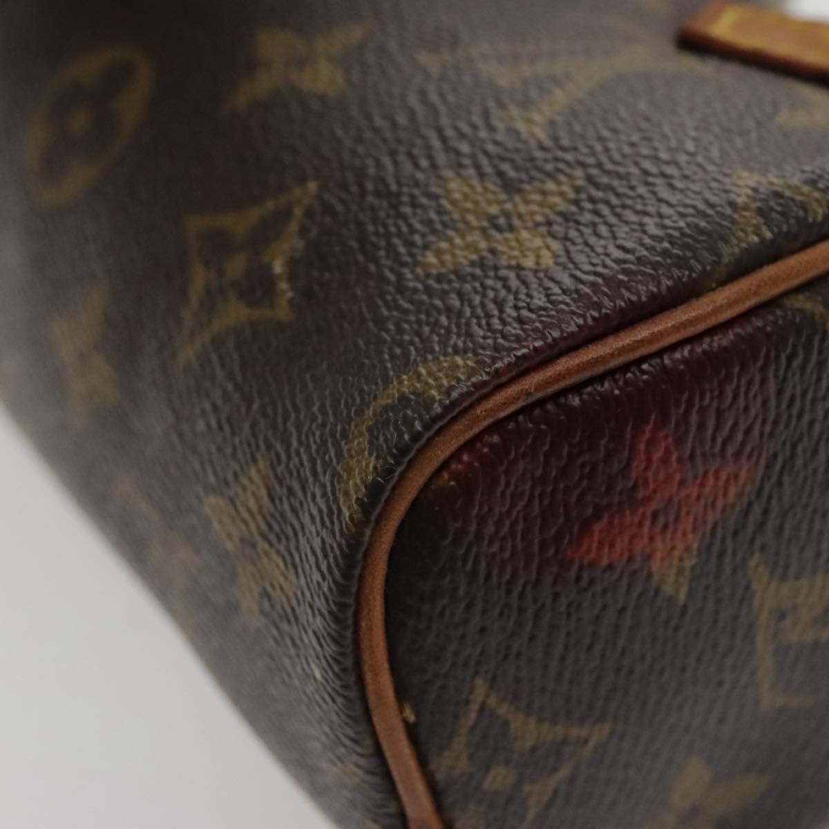 Louis Vuitton Mini speedy Brown Canvas Hand Bag