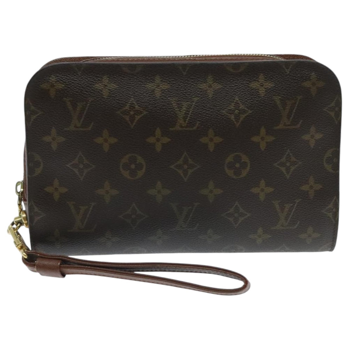 Louis Vuitton Orsay Brown Canvas Clutch Bag