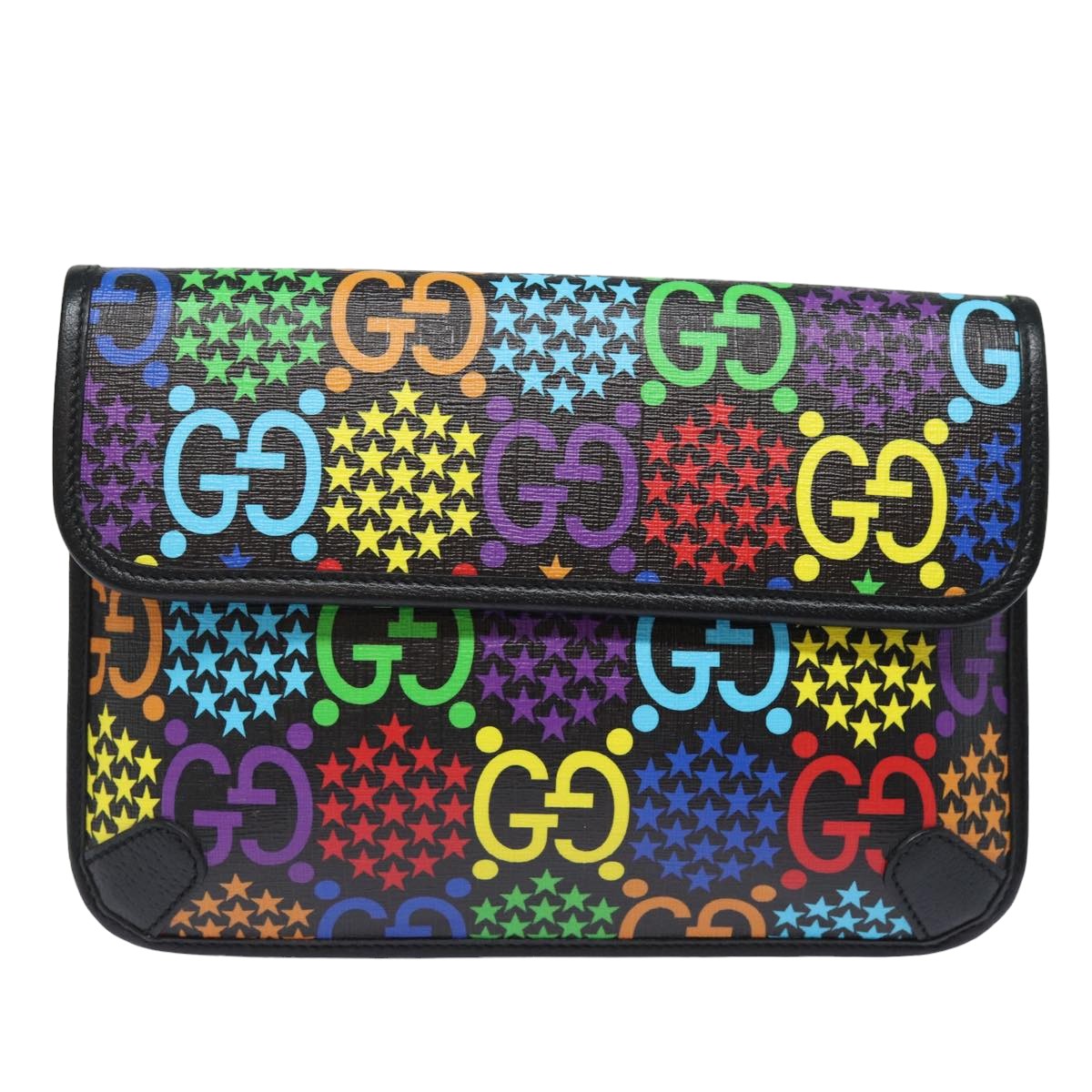 Gucci Psychedelic Multicolour Canvas Shoulder Bag