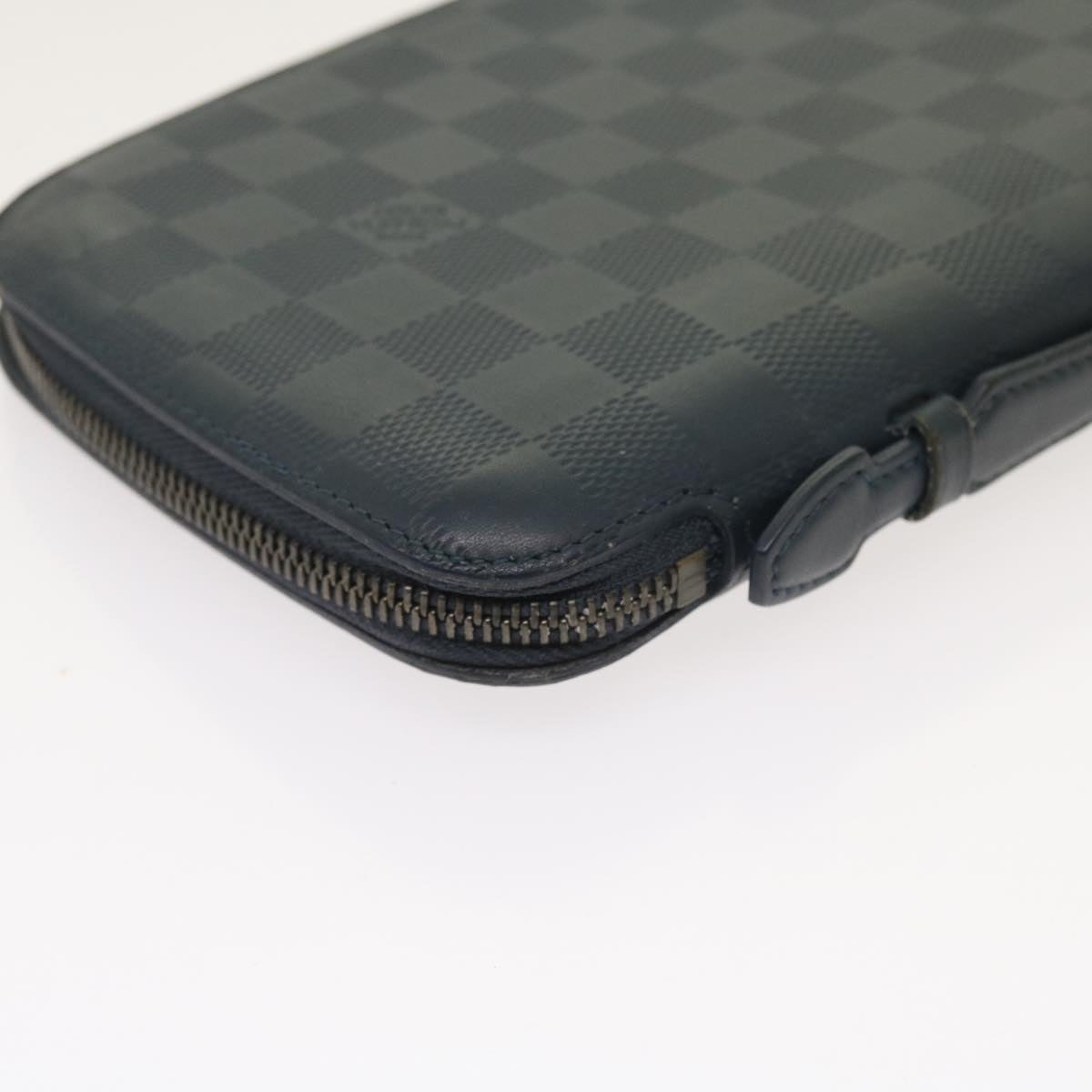 Louis Vuitton Atholl Black Leather Clutch Bag