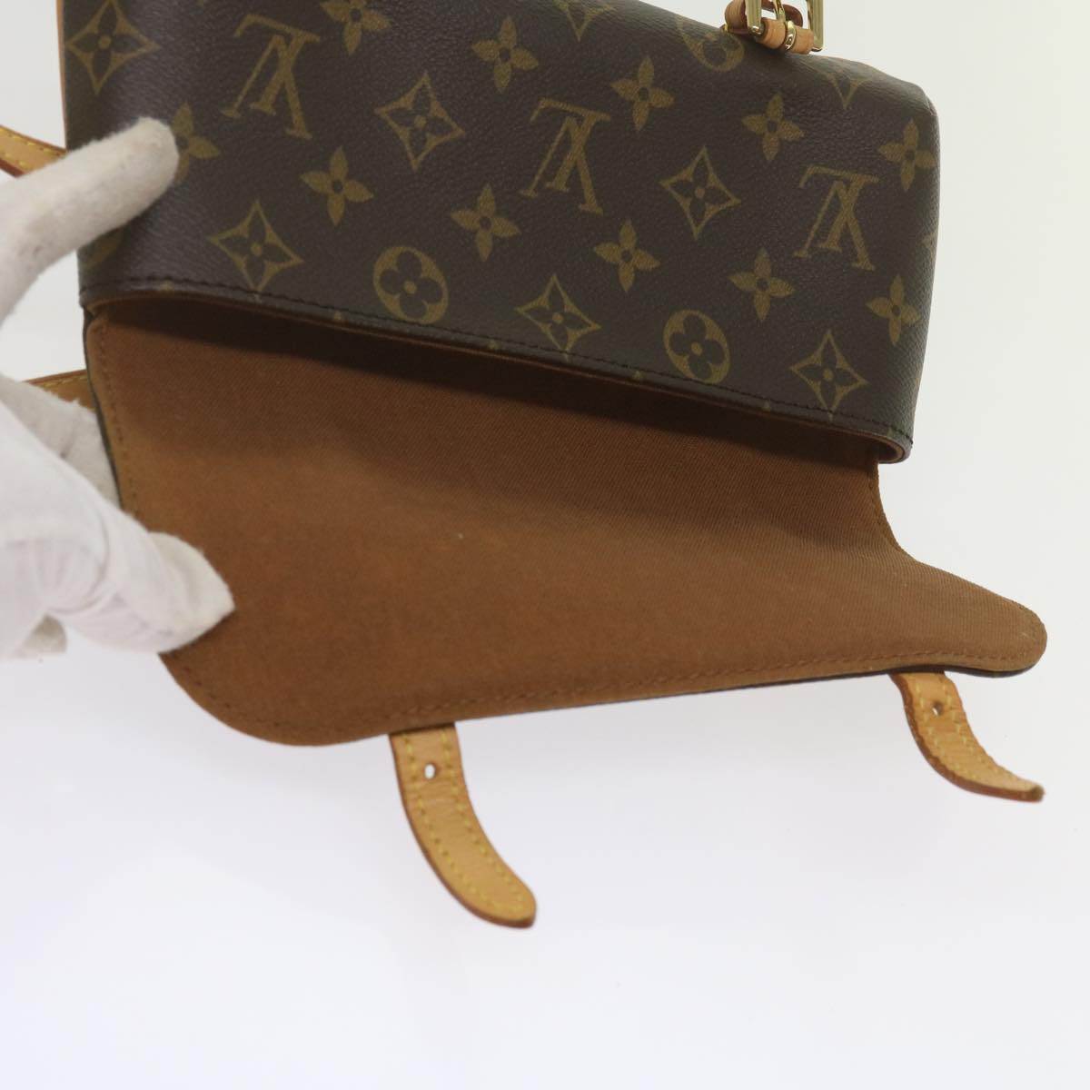 Louis Vuitton Marelle Brown Canvas Shoulder Bag