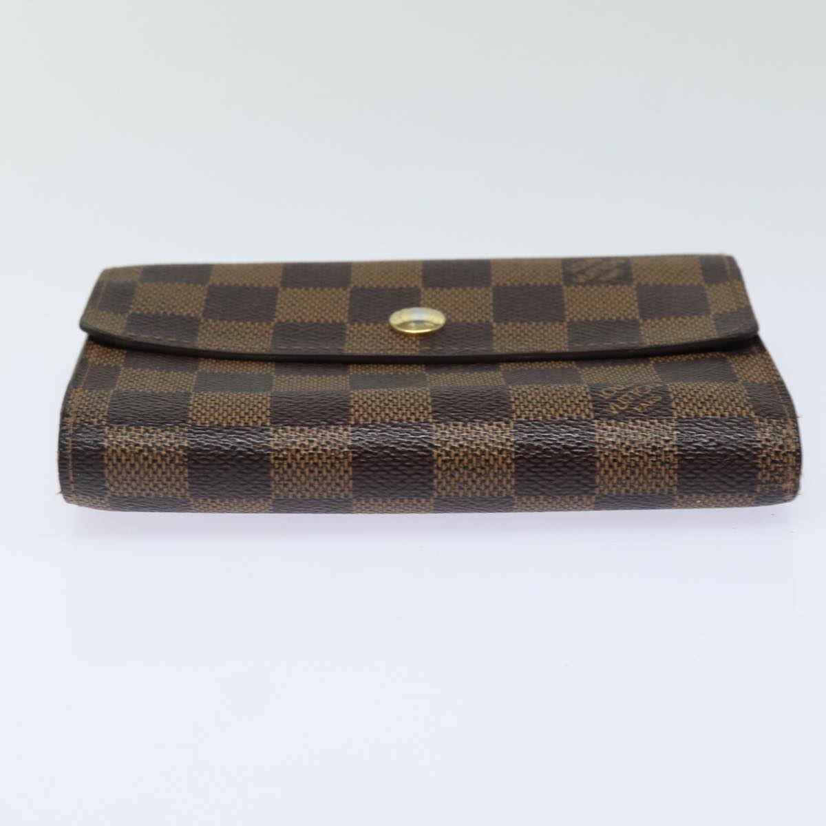 Louis Vuitton Alexandra Brown Canvas Wallet Accessories