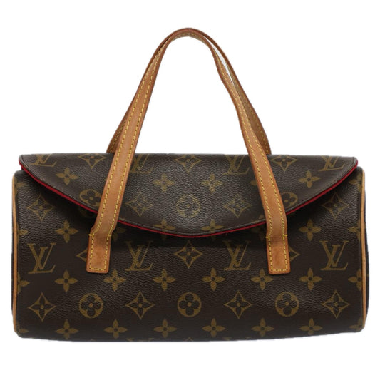 Louis Vuitton Sonatine Brown Canvas Hand Bag