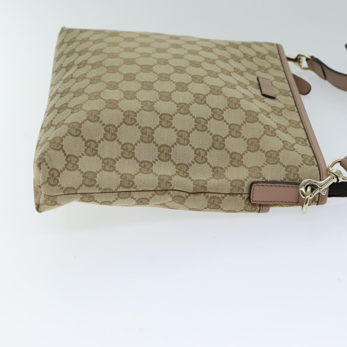 Gucci GG Supreme Beige Canvas Shoulder Bag