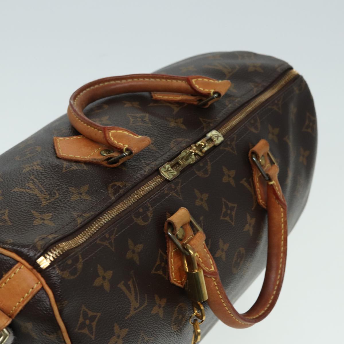 Louis Vuitton Speedy Bandoulière 35 Brown Canvas Hand Bag