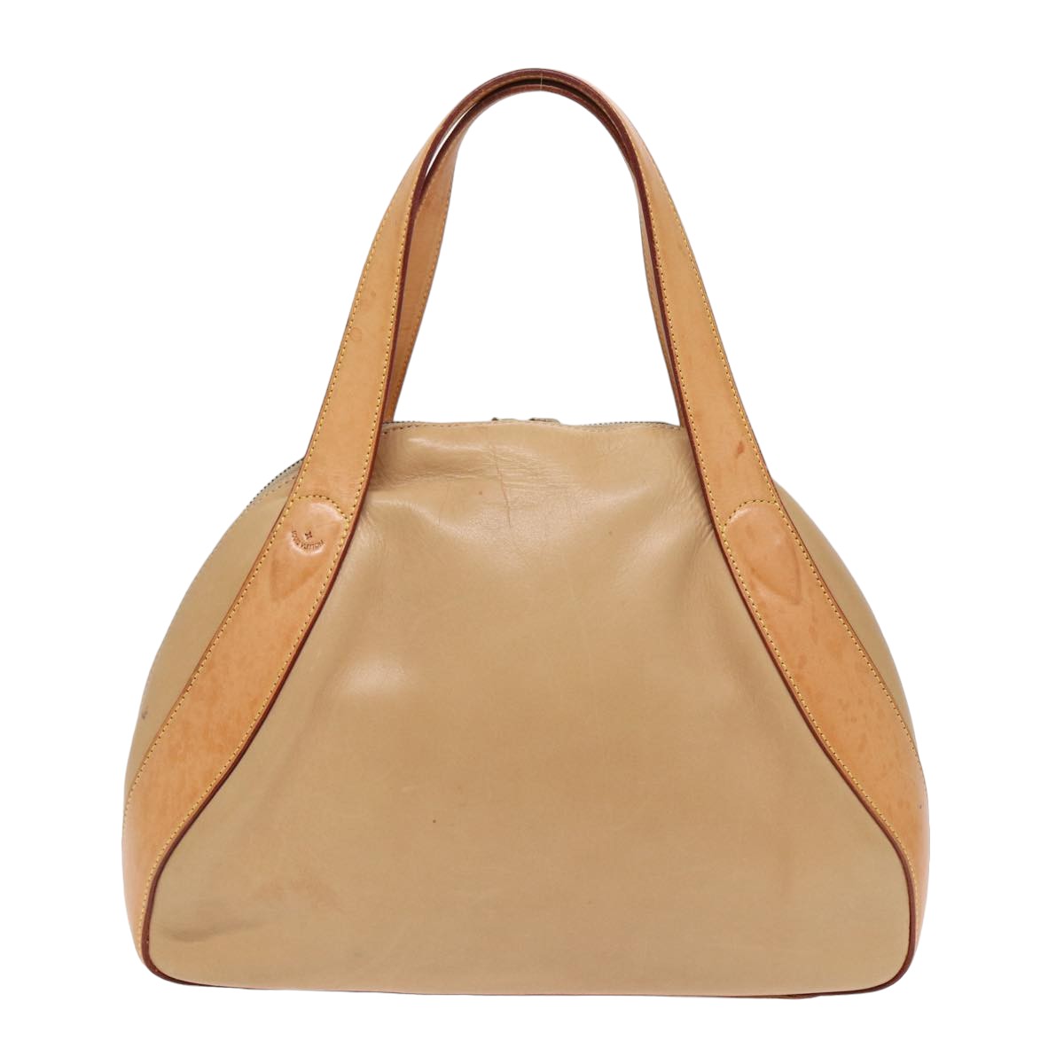 Louis Vuitton Normandy Beige Leather Hand Bag