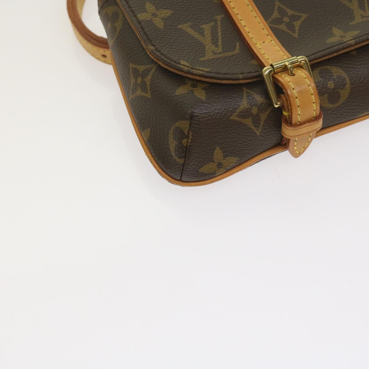 Louis Vuitton Marelle Brown Canvas Shoulder Bag