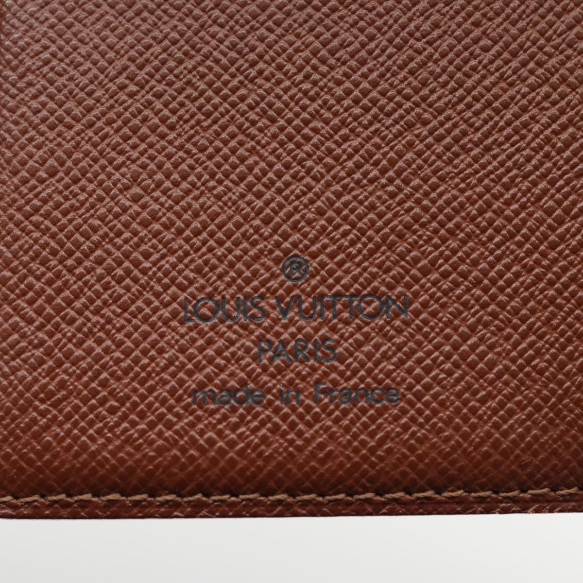 Louis Vuitton Agenda PM Brown Canvas Wallet Accessories