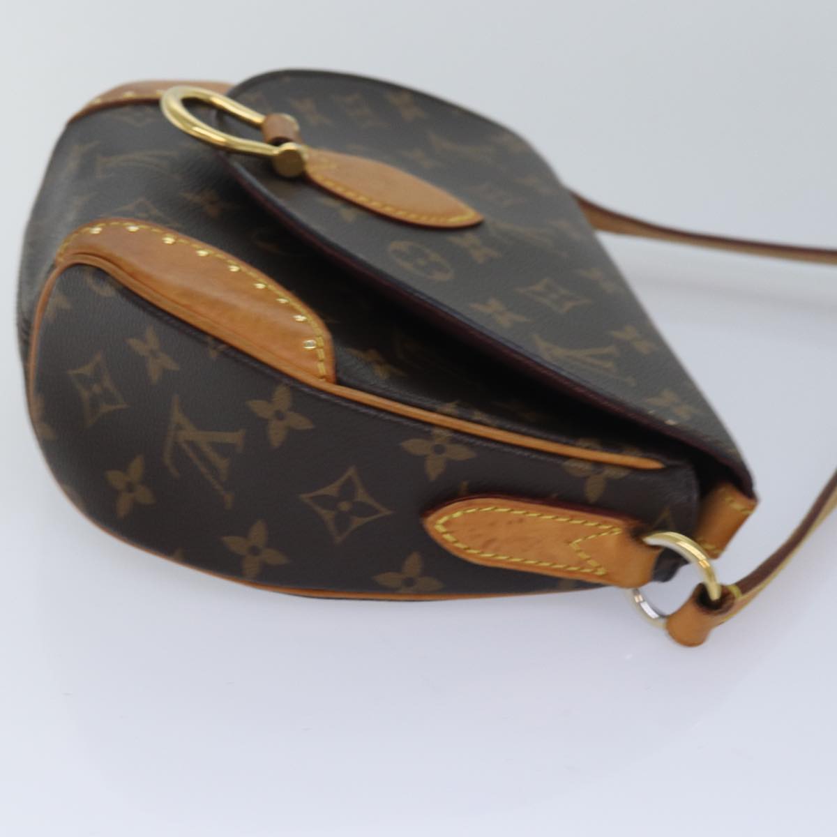 Louis Vuitton Saint Cloud Brown Canvas Shoulder Bag