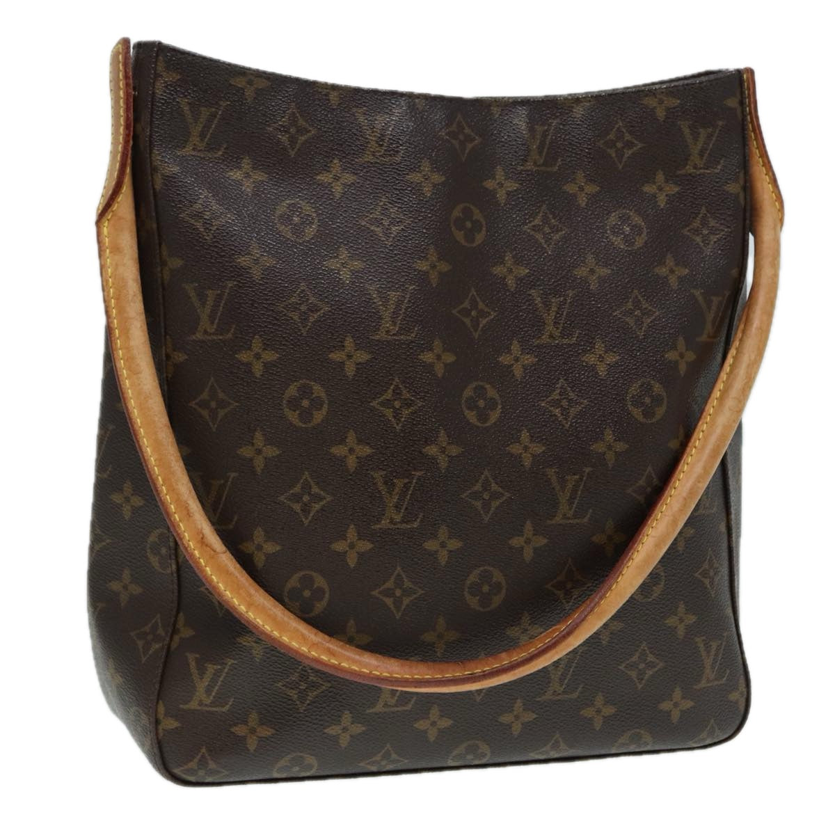 Louis Vuitton Looping GM Brown Canvas Shoulder Bag