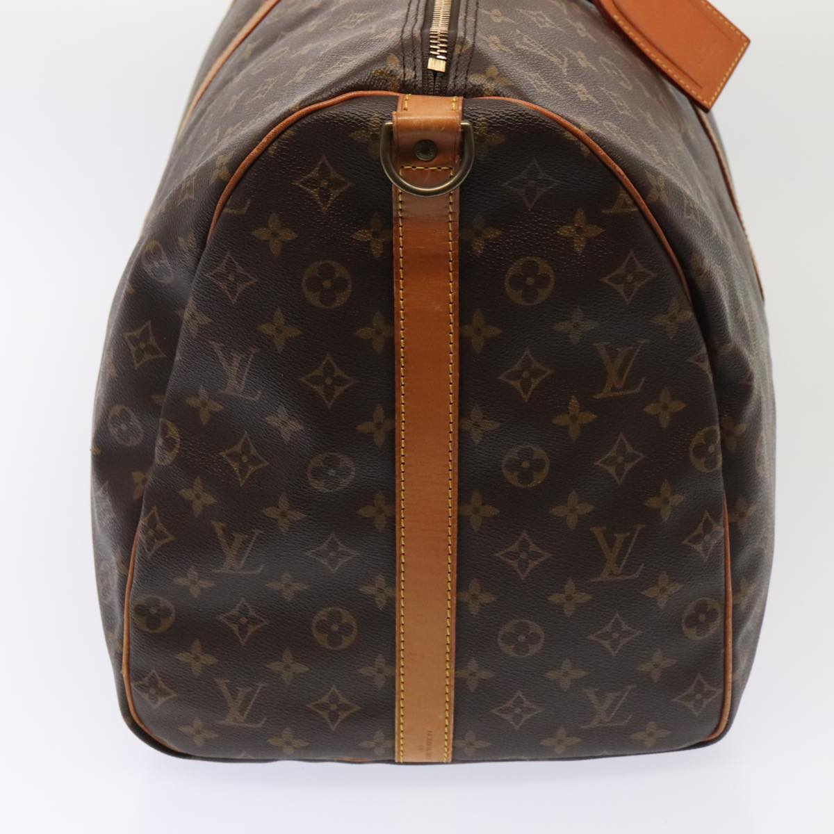 Louis Vuitton Keepall Bandoulière 60 Brown Canvas Travel Bag