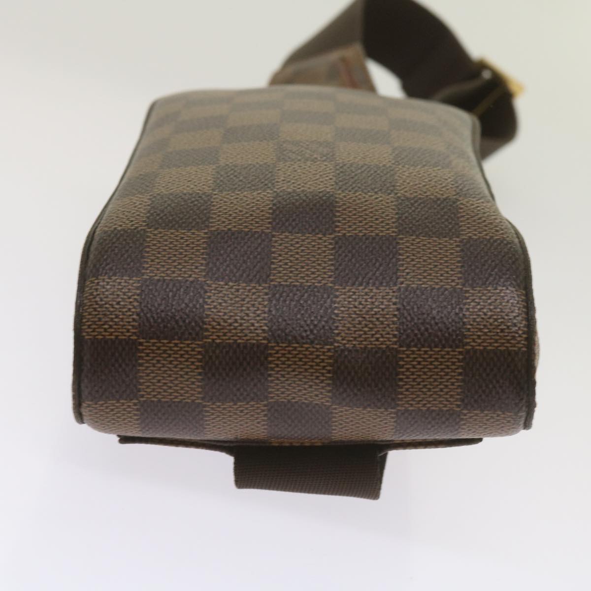 Louis Vuitton Geronimos Brown Canvas Shoulder Bag