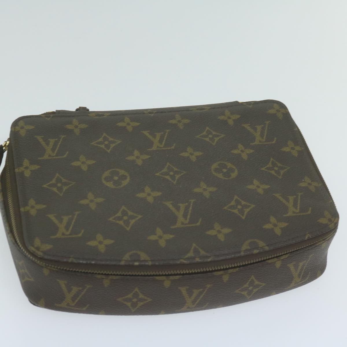 Louis Vuitton Monte Carlo Brown Canvas Clutch Bag