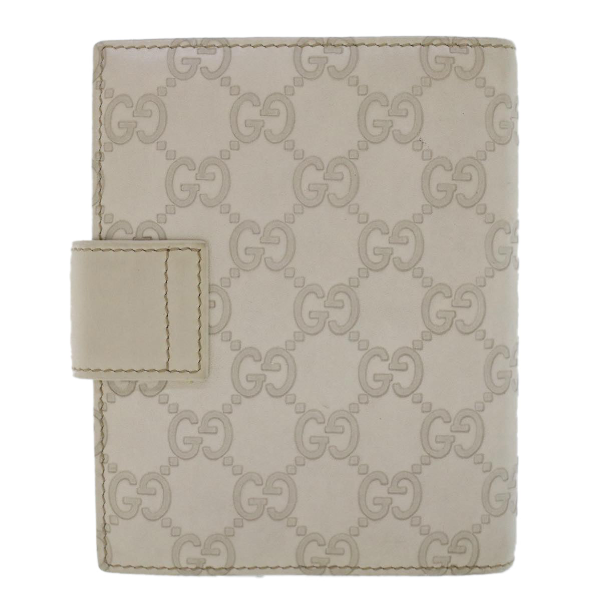 Gucci Guccissima White Canvas Wallet Accessories