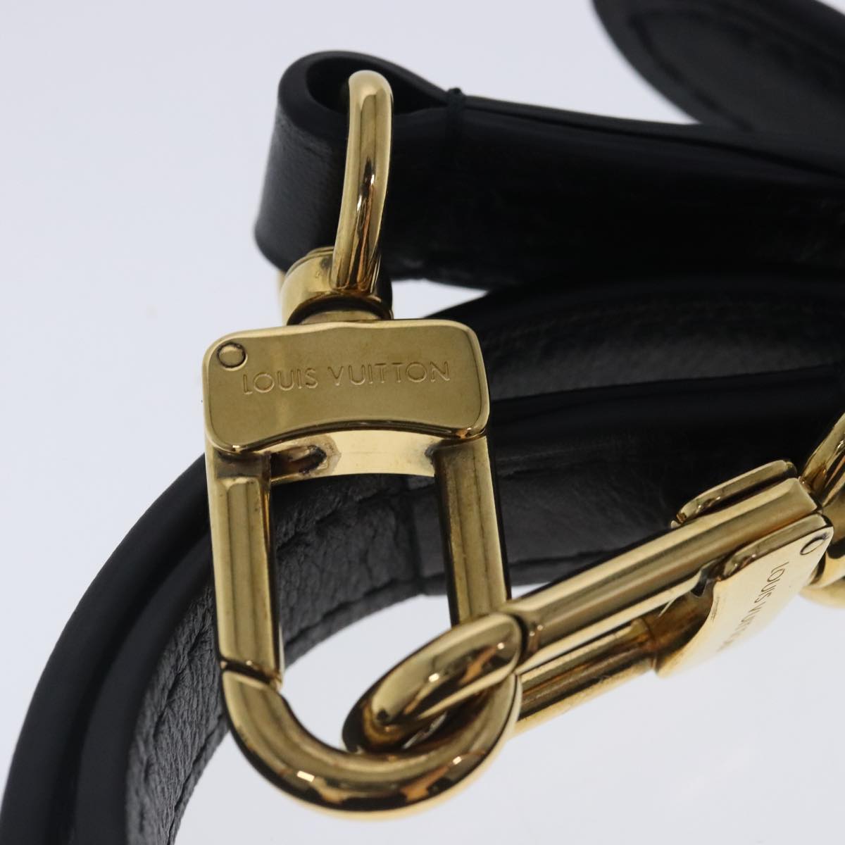 Louis Vuitton Petit Malle Black Leather Shoulder Bag