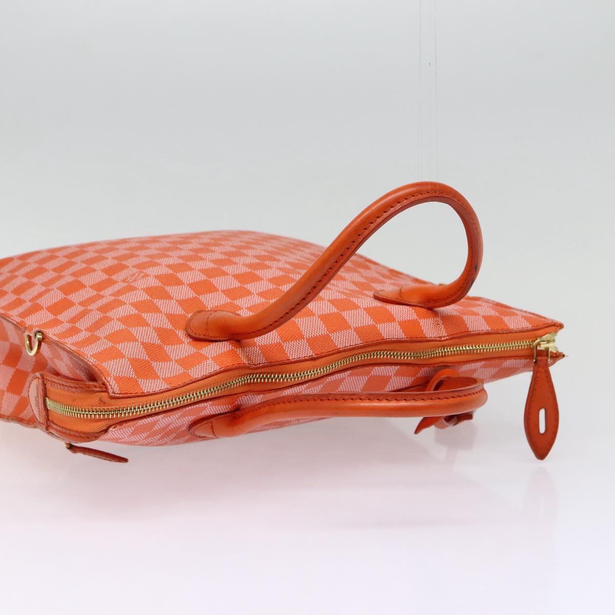 Louis Vuitton Pimont Mobile Orange Canvas Hand Bag