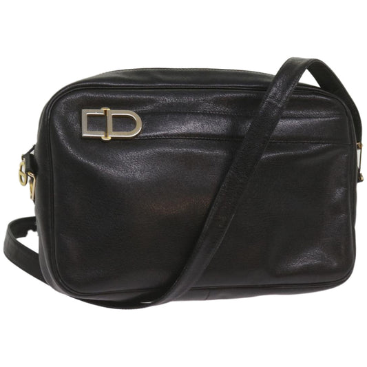 Dior Black Leather Shoulder Bag