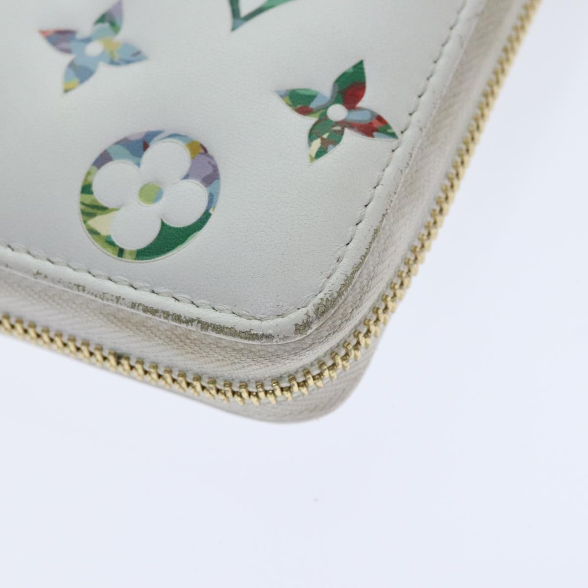 Louis Vuitton Zippy wallet White Leather Wallet Accessories