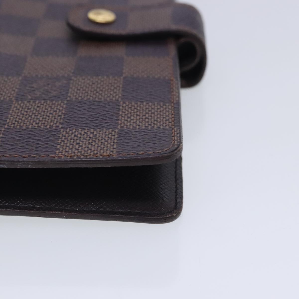 Louis Vuitton Agenda MM Brown Canvas Wallet Accessories